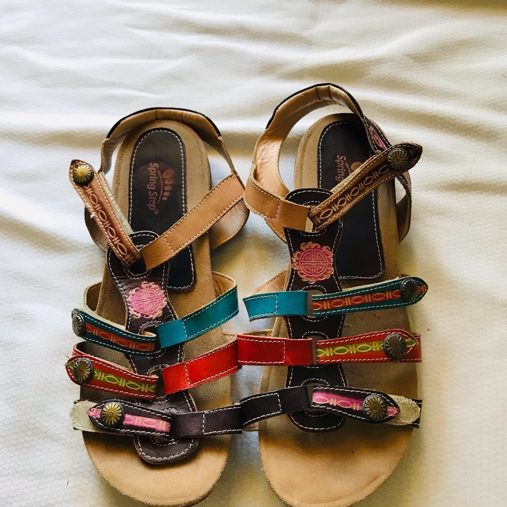 Spring step Colorful‎ Strappy Sandals - Picture 3 of 6